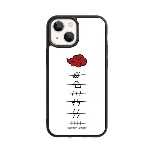 Apple iPhone 13 Mini Base Case Akatsuki Mitgliedersymbole Weiß