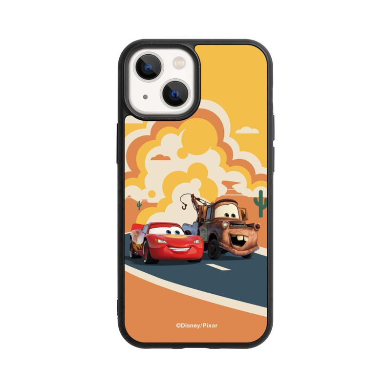 iPhone 13 Mini Base Case Disney Cars Lightning McQueen Und Hook on the Road