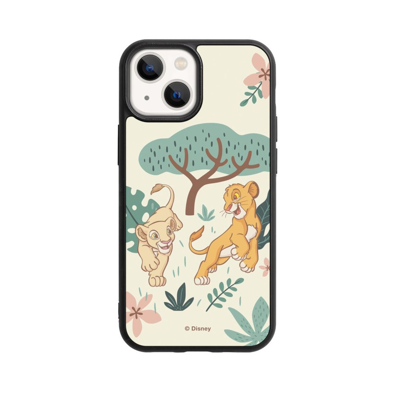 iPhone 13 Mini Base Case Simba und Nala Floral