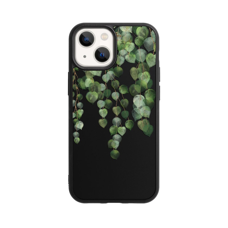 iPhone 13 Mini Base Case Eucalyptus Hanging Watercolor Transparent