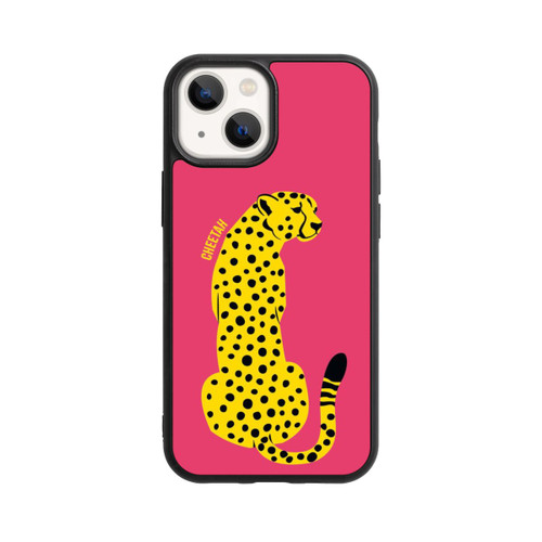 Apple iPhone 13 Mini Base Case Colourful Yellow Cat