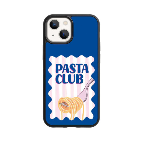 Apple iPhone 13 Mini Base Case Pasta Club in Blue and Pink