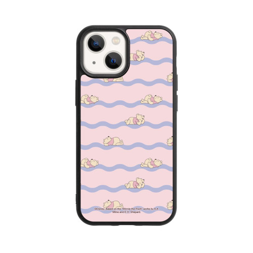 Apple iPhone 13 Mini Base Case Winnie the Pooh Pink Waves