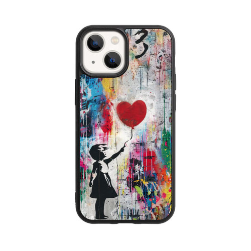 Apple iPhone 13 Mini Base Case Balloon Girl Colorful