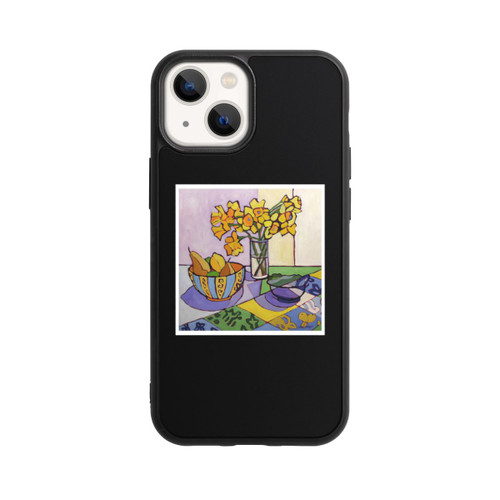 Apple iPhone 13 Mini Base Case Daffodil Patchwork, 2023, by Catherine J Martzloff