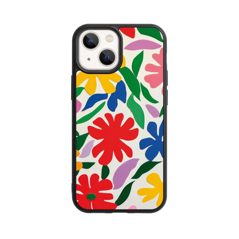 iPhone 13 Mini Base Case Blumenliebe Illustration