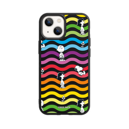 Apple iPhone 13 Mini Base Case Snoopy Pattern Rainbow Transparent