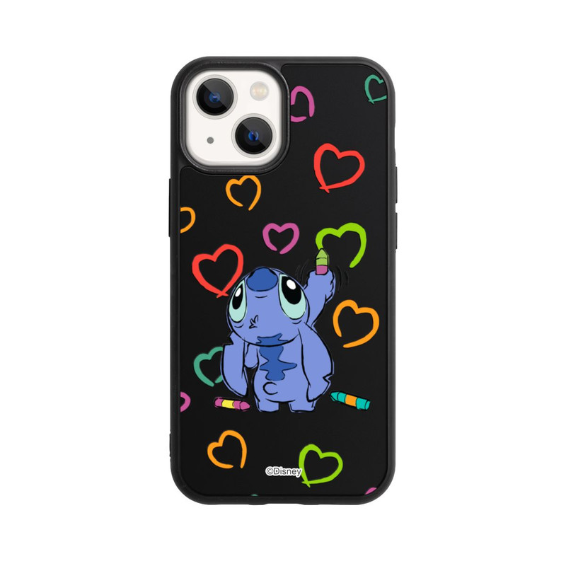 iPhone 13 Mini Base Case Stitch Draws a Heart Transparent