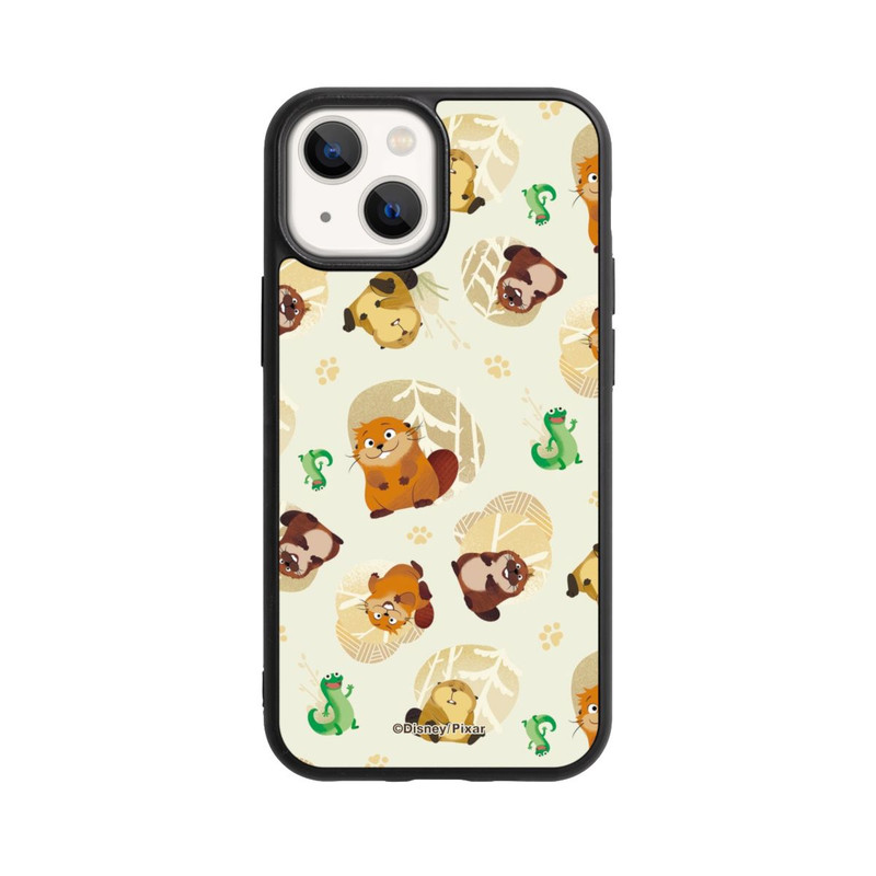 iPhone 13 Mini Base Case Hoppers Muster Gelb