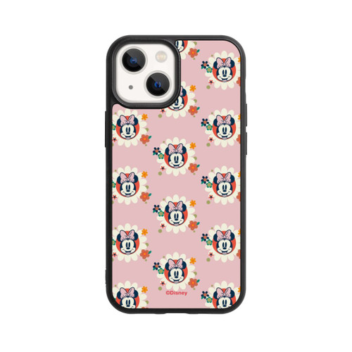Apple iPhone 13 Mini Base Case Minnie's Magic Flowers Retro Pattern