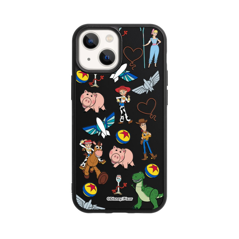 iPhone 13 Mini Base Case Toy Story 5 Hero Toys Pattern Transparent