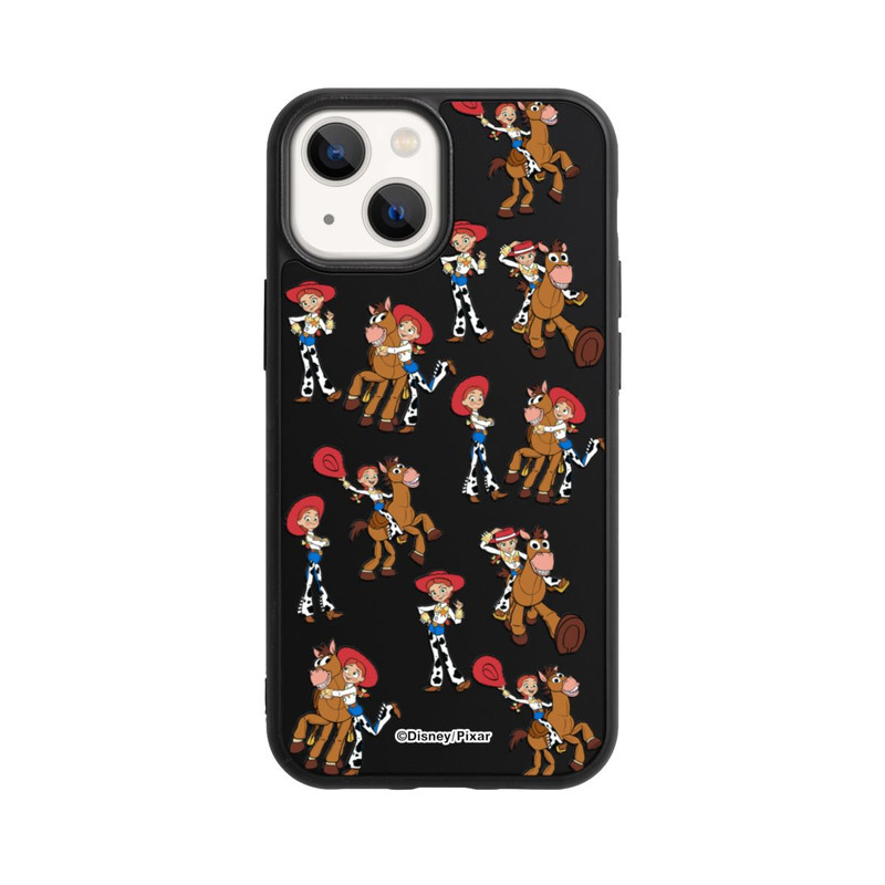 iPhone 13 Mini Base Case Toy Story 5 Jessie Cowboy Pattern Transparent