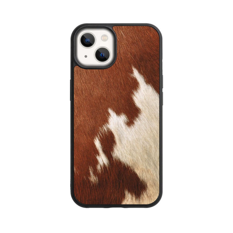 iPhone 13 Base Case Kuhfell Look
