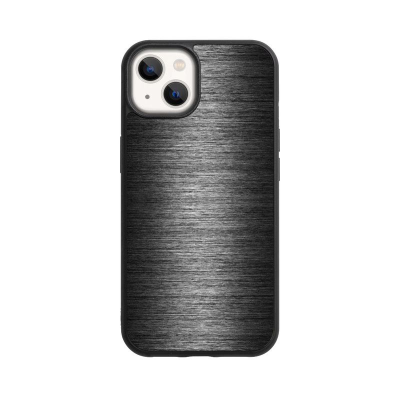 iPhone 13 Base Case Metal Look - Anthrazit