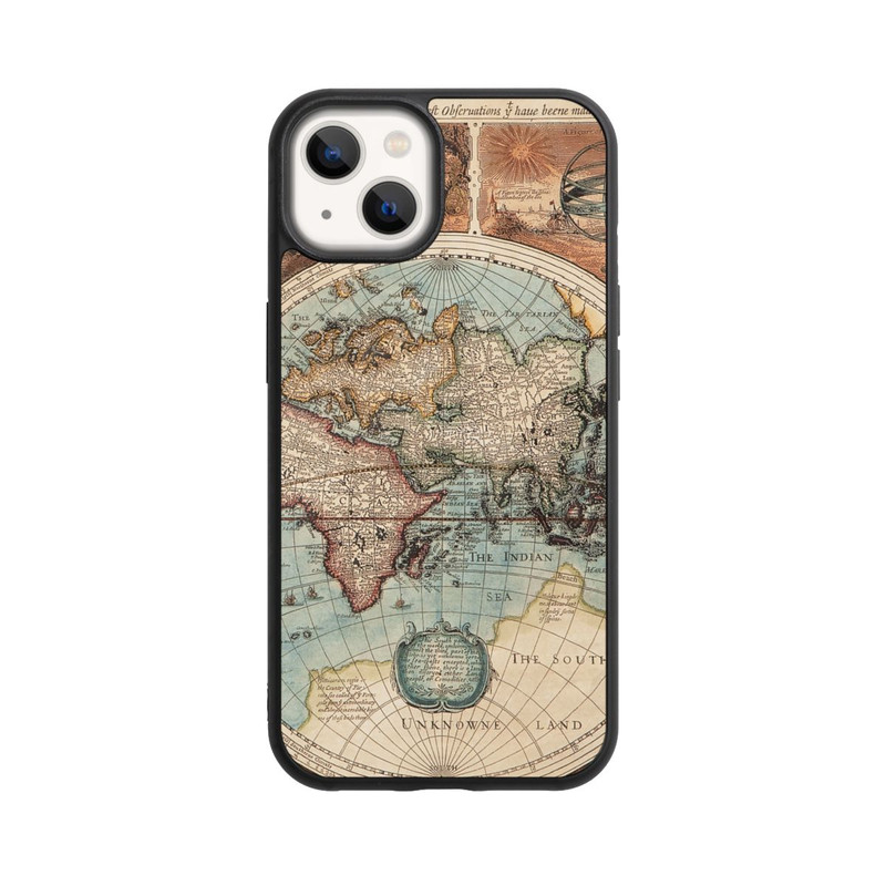 iPhone 13 Base Case Vintage Weltkarte