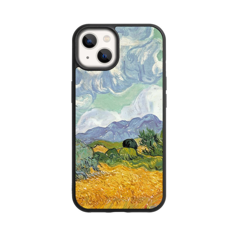 iPhone 13 Base Case Weizenfeld mit Zypressen