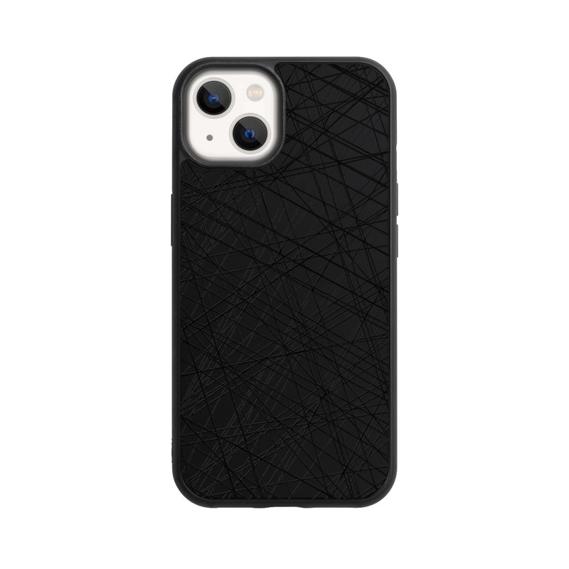 iPhone 13 Base Case Scratches Black ohne Hintergrund