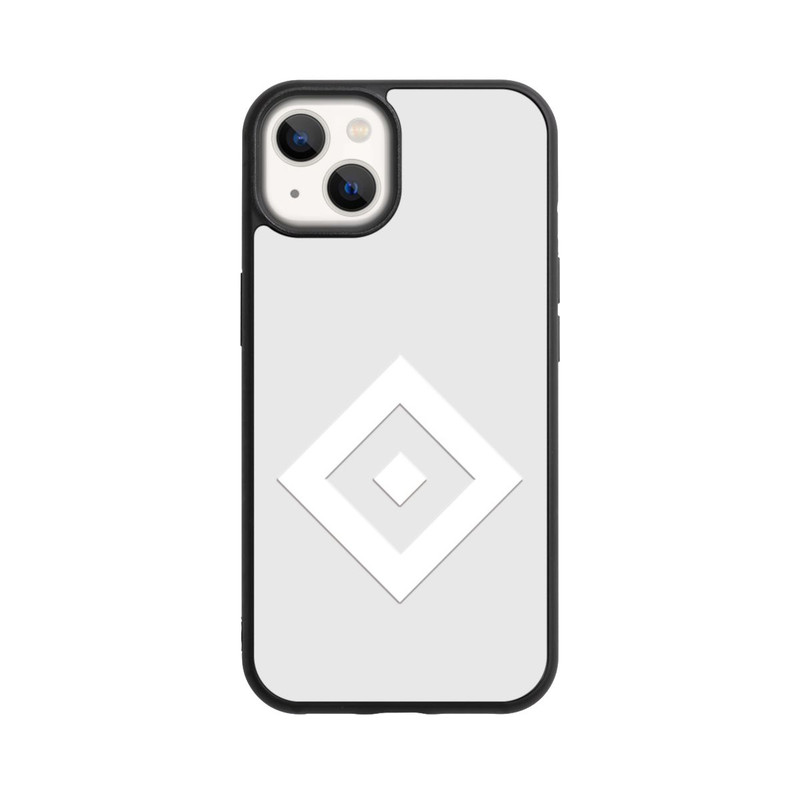 iPhone 13 Base Case Rauten Logo auf HSV Grau