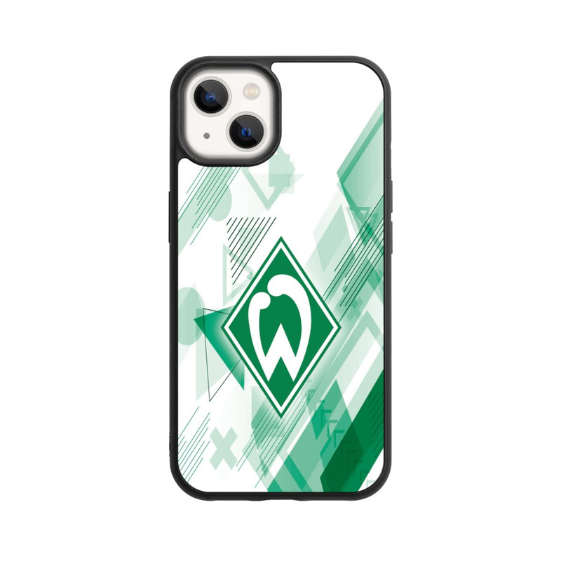 iPhone 13 Base Case Weiße Grafikelemente - Werder Bremen