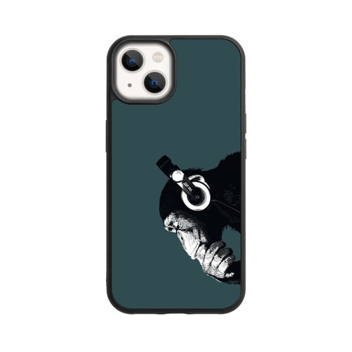 Apple iPhone 13 Base Case Denkender Affe Blau