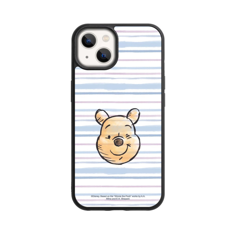 iPhone 13 Base Case Winnie Puuh auf Streifen