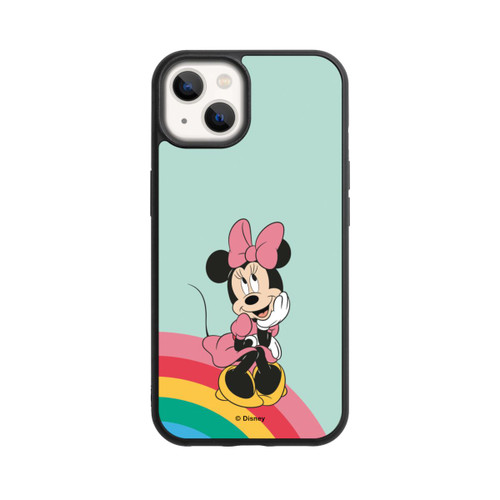 Apple iPhone 13 Base Case Minnie Regenbogen Portrait
