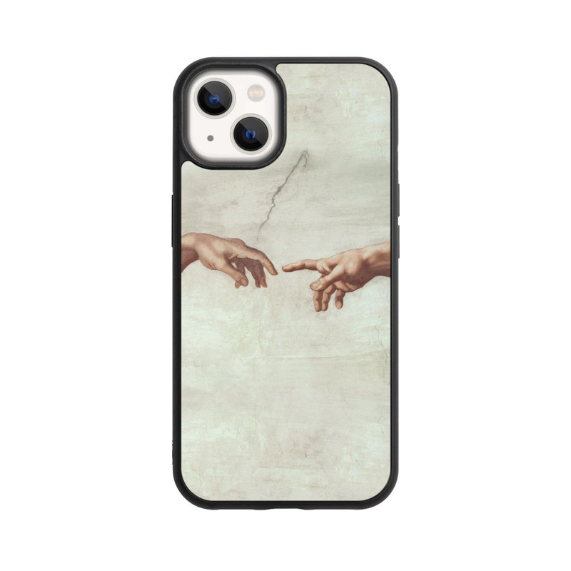 iPhone 13 Base Case Die Hände von Gott und Adam von Michelangelo Buonarroti