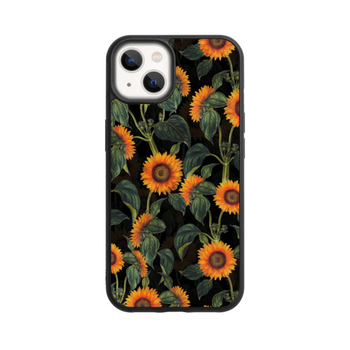 Apple iPhone 13 Base Case Sonnenblume schwarz