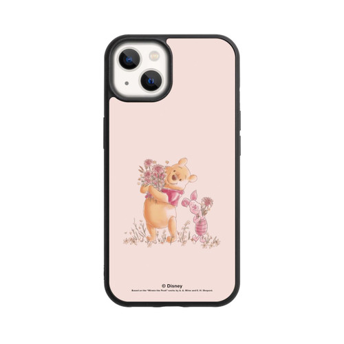 Apple iPhone 13 Base Case Winnie Puuh and Ferkel Blumen