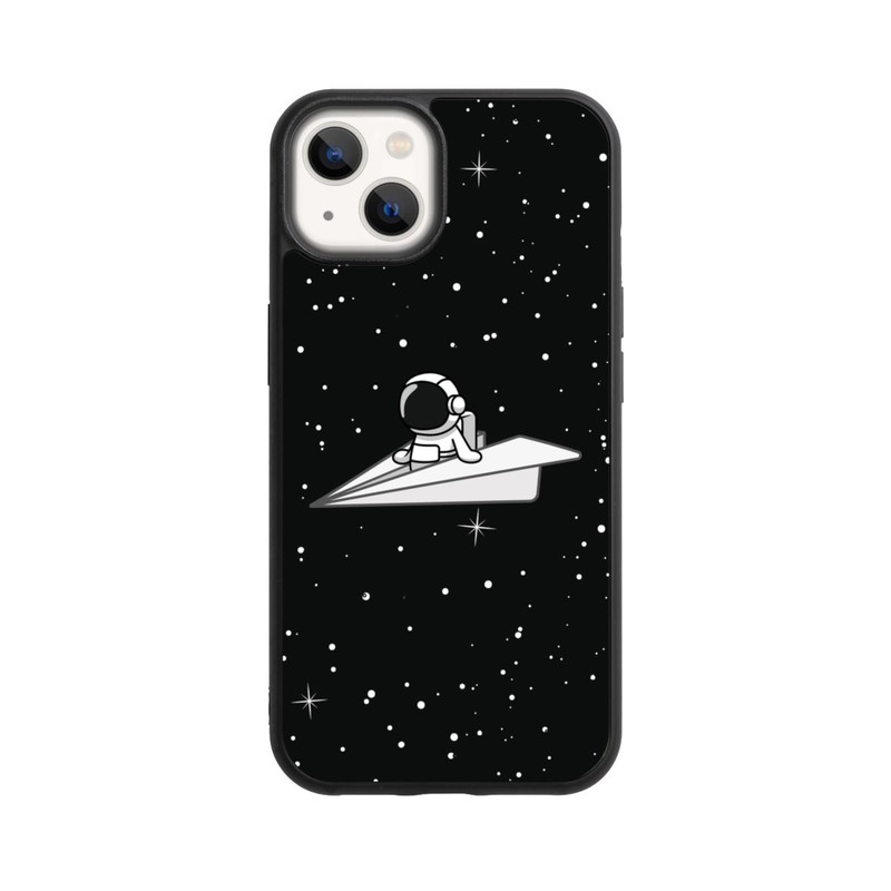 iPhone 13 Base Case Astronaut Paper Plane Comic