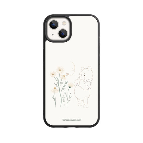 Apple iPhone 13 Base Case Winnie Puuh sieht sich Gänseblümchen an