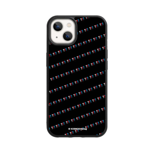 Apple iPhone 13 Base Case Drei Fragezeichen Muster Schräg