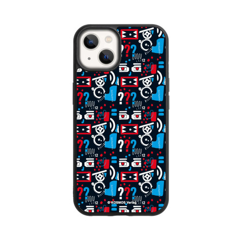 Apple iPhone 13 Base Case Drei Fragezeichen Wildes Muster