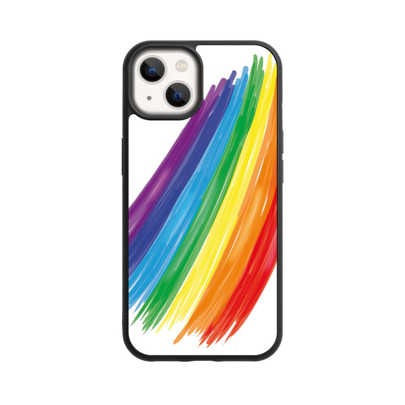 iPhone 13 Base Case Rainbow Paint Brush