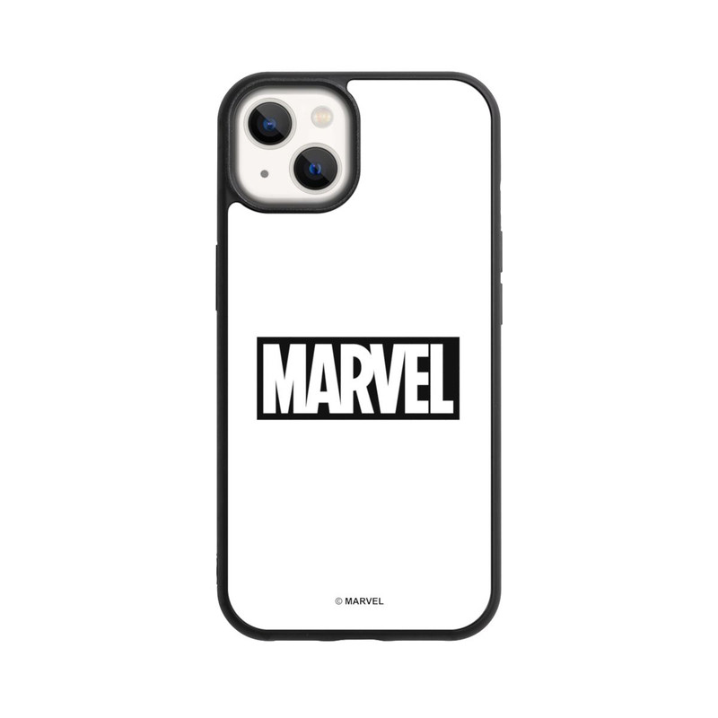 iPhone 13 Base Case Marvel Logo White