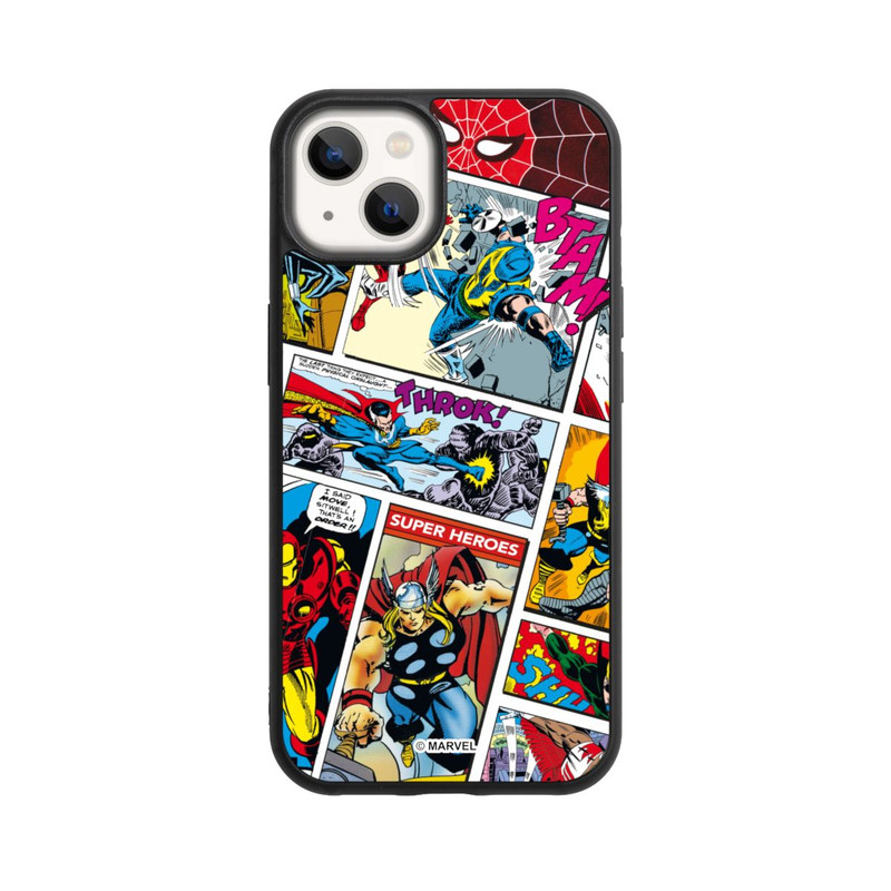 iPhone 13 Base Case Marvel Retro Comic Blue