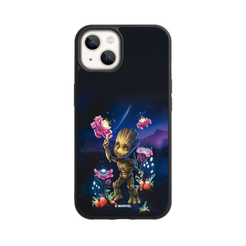 iPhone 13 Base Case Baby Groot Blumen