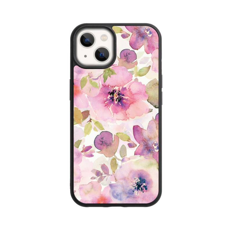 iPhone 13 Base Case Tapete mit rosa Blumen