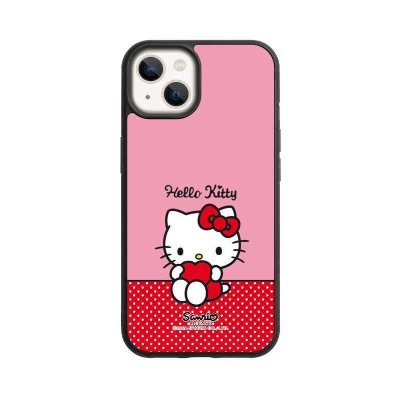 iPhone 13 Base Case Hello Kitty sitzend mit Herz