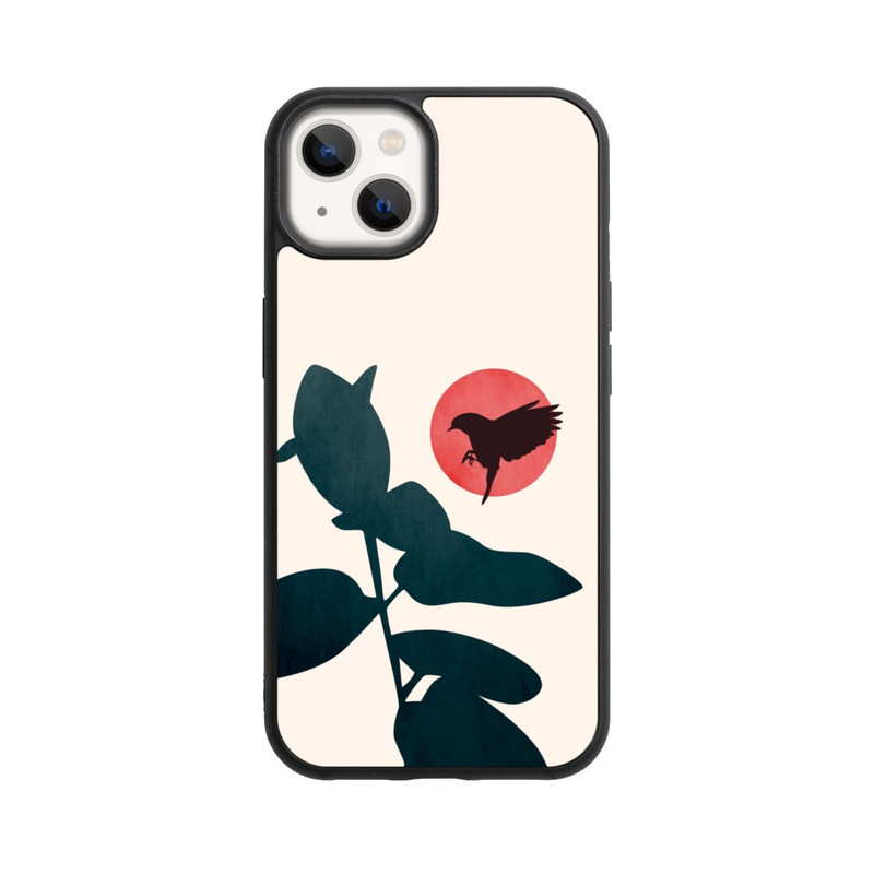 iPhone 13 Base Case Japanischer Vogel