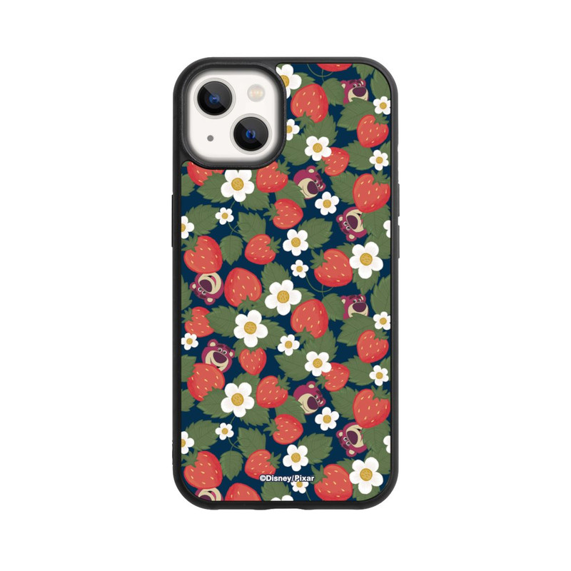 iPhone 13 Base Case Lotso Toy Story Strawberry Flower Pattern