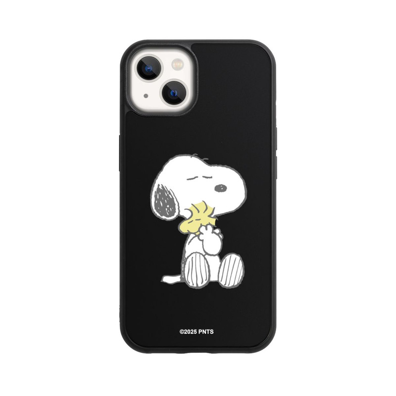 iPhone 13 Base Case Snoopy And Woodstock Cuddling transparent