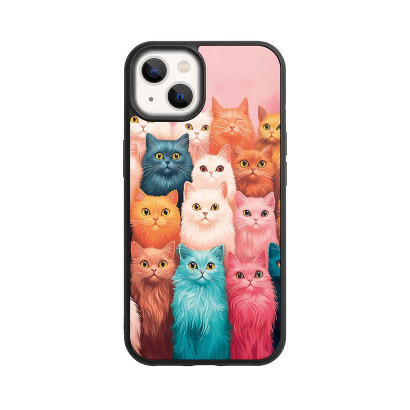 iPhone 13 Base Case Cats Looking