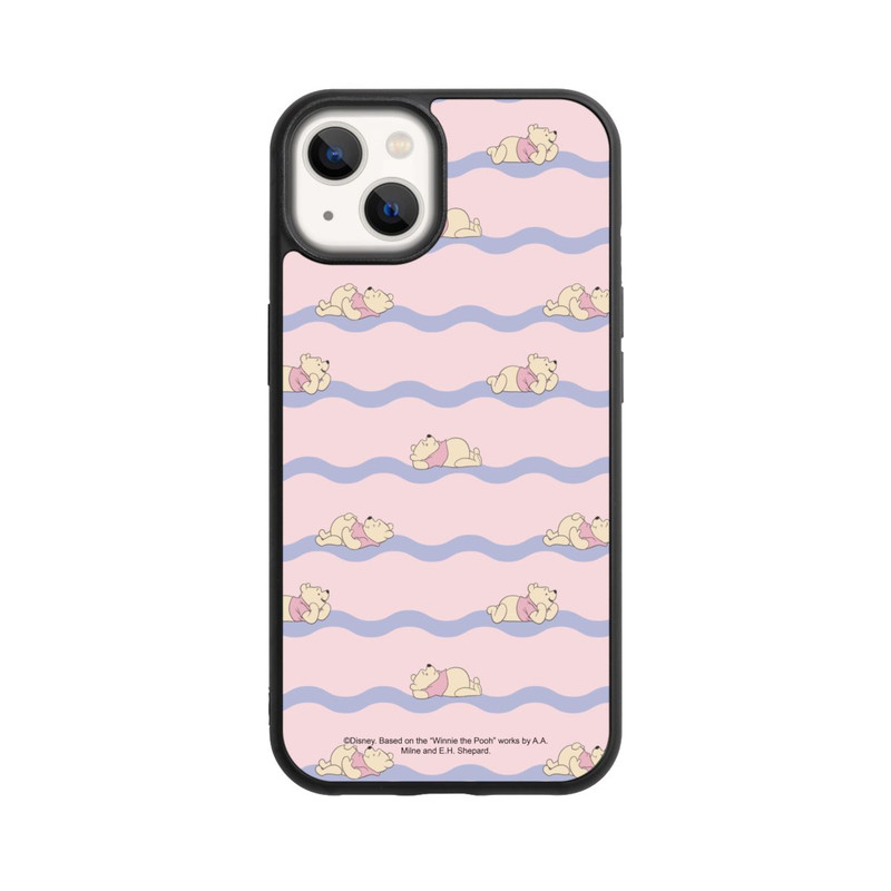 iPhone 13 Base Case Winnie the Pooh Pink Waves