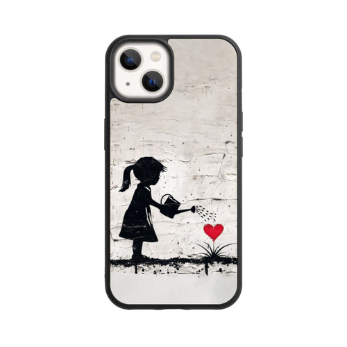 Apple iPhone 13 Base Case Girl Watering Bunch of Flowers 