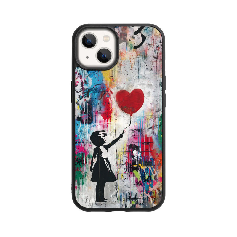 iPhone 13 Base Case Balloon Girl Colorful