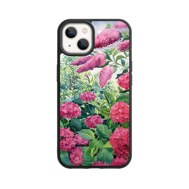 iPhone 13 Base Case Garden Hydrangeas and Buddleia by Christopher Ryland