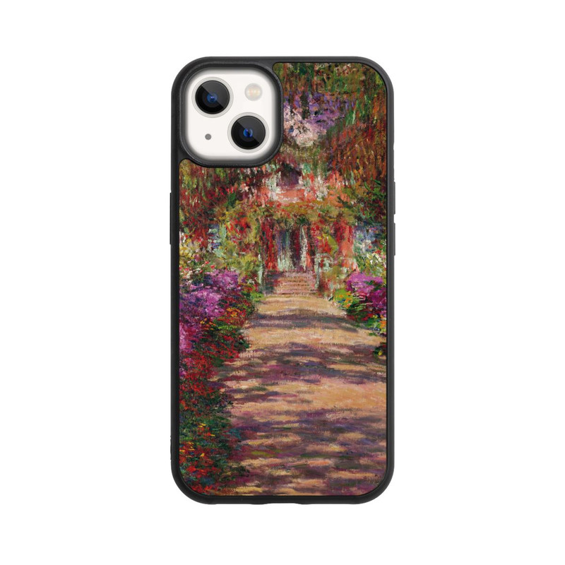 iPhone 13 Base Case Eine Allee in Monets Garten in Giverny by Claude Monet