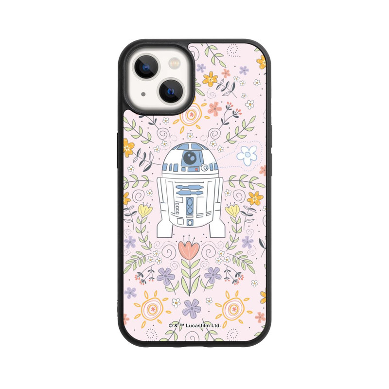 iPhone 13 Base Case R2D2 Blumen Muster