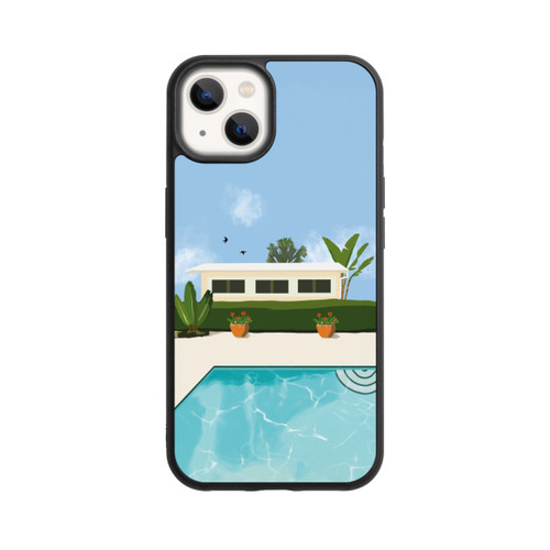 Apple iPhone 13 Base Case California Backyard by Roberta Murray